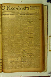 Página do jornal O Nordeste de setembro de 1923