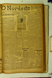 Página do jornal O Nordeste de setembro de 1923