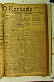 Página do jornal O Nordeste de setembro de 1923