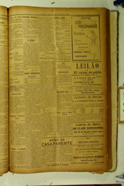 Página do jornal O Nordeste de setembro de 1923