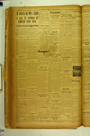 Página do jornal O Nordeste de outubro de 1923