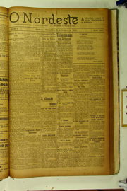 Página do jornal O Nordeste de outubro de 1923