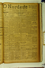 Página do jornal O Nordeste de outubro de 1923