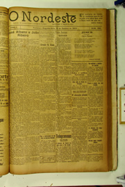 Página do jornal O Nordeste de outubro de 1923