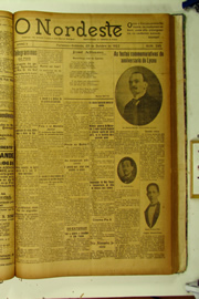 Página do jornal O Nordeste de outubro de 1923
