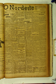 Página do jornal O Nordeste de outubro de 1923