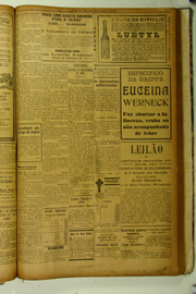 Página do jornal O Nordeste de outubro de 1923