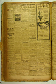Página do jornal O Nordeste de outubro de 1923