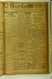 Página do jornal O Nordeste de outubro de 1923