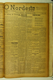 Página do jornal O Nordeste de dezembro de 1923