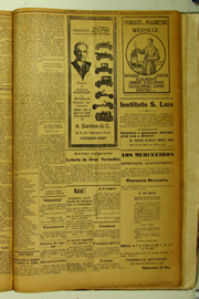 Página do jornal O Nordeste de dezembro de 1923