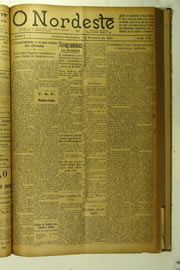 Página do jornal O Nordeste de fevereiro de 1924