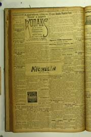 Página do jornal O Nordeste de março de 1924
