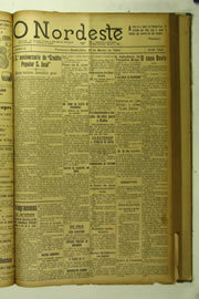Página do jornal O Nordeste de março de 1924