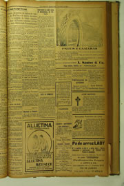 Página do jornal O Nordeste de abril de 1924