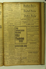 Página do jornal O Nordeste de maio de 1924