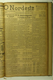 Página do jornal O Nordeste de junho de 1924