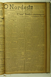 Página do jornal O Nordeste de junho de 1924