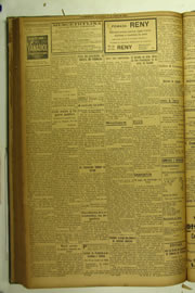 Página do jornal O Nordeste de junho de 1924