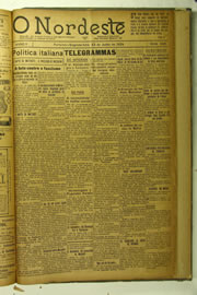 Página do jornal O Nordeste de junho de 1924