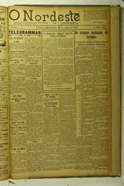 Página do jornal O Nordeste de junho de 1924