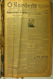 Página do jornal O Nordeste de junho de 1924