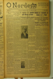 Página do jornal O Nordeste de julho de 1924