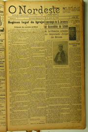 Página do jornal O Nordeste de julho de 1924