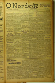 Página do jornal O Nordeste de julho de 1924
