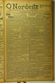 Página do jornal O Nordeste de julho de 1924
