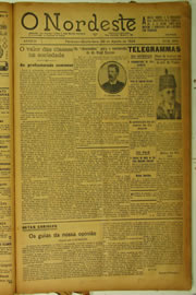 Página do jornal O Nordeste de agosto de 1924