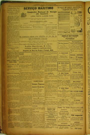 Página do jornal O Nordeste de agosto de 1924