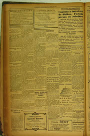 Página do jornal O Nordeste de agosto de 1924