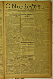 Página do jornal O Nordeste de setembro de 1924