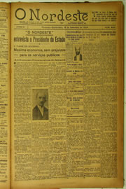 Página do jornal O Nordeste de setembro de 1924