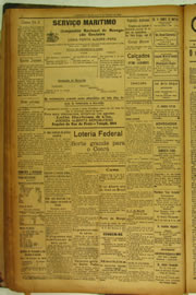 Página do jornal O Nordeste de outubro de 1924