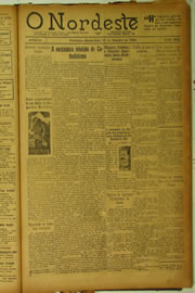 Página do jornal O Nordeste de outubro de 1924