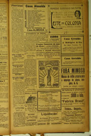 Página do jornal O Nordeste de outubro de 1924