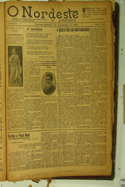 Página do jornal O Nordeste de dezembro de 1924