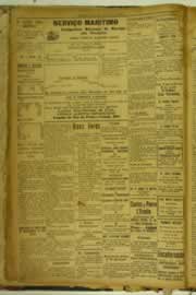 Página do jornal O Nordeste de janeiro de 1925