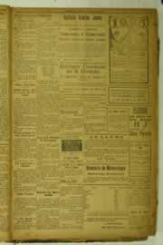 Página do jornal O Nordeste de janeiro de 1925
