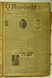 Página do jornal O Nordeste de janeiro de 1925