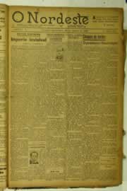 Página do jornal O Nordeste de janeiro de 1925