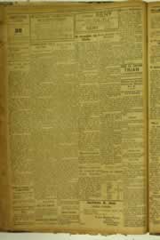 Página do jornal O Nordeste de janeiro de 1925
