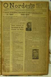Página do jornal O Nordeste de fevereiro de 1925