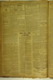 Página do jornal O Nordeste de fevereiro de 1925