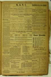 Página do jornal O Nordeste de fevereiro de 1925