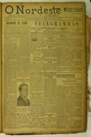 Página do jornal O Nordeste de fevereiro de 1925
