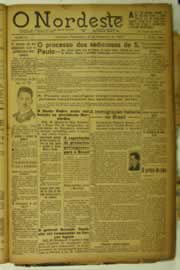 Página do jornal O Nordeste de fevereiro de 1925