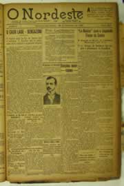 Página do jornal O Nordeste de fevereiro de 1925